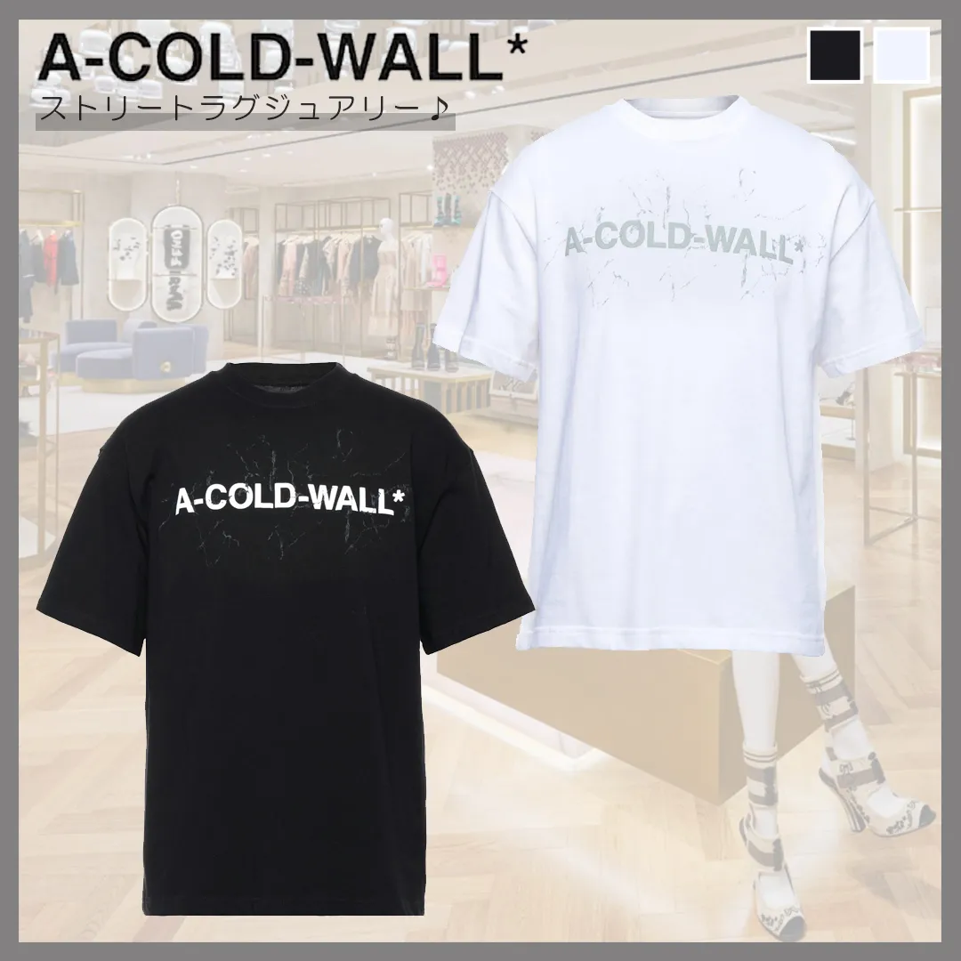 A-COLD-WALL  |Pullovers Street Style Cotton Short Sleeves Logo T-Shirts