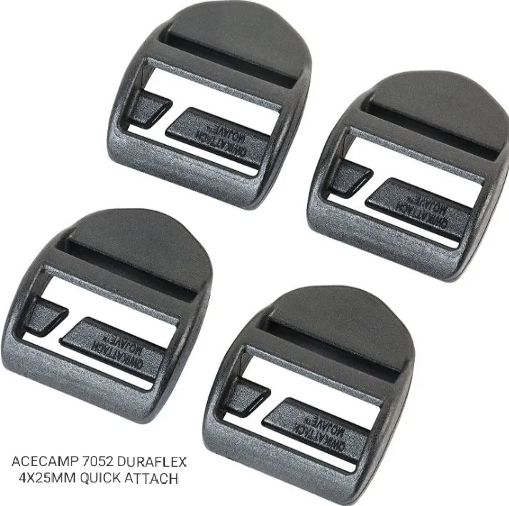 ACECAMP 7052 DURAFLEX 4X25MM QUICK ATTACH TENSION LOCKS