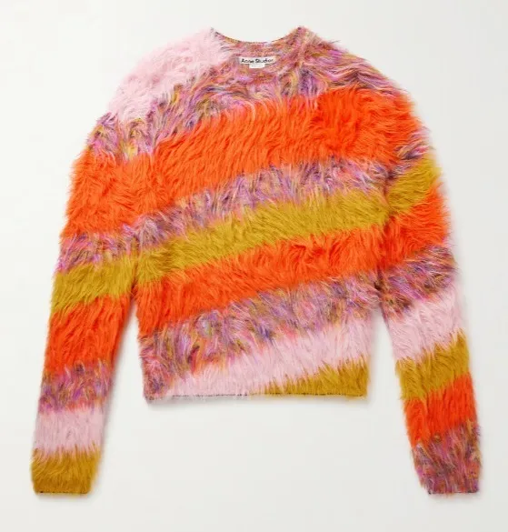 Acne Studios  |Pullovers Stripes Nylon Street Style Long Sleeves Designers