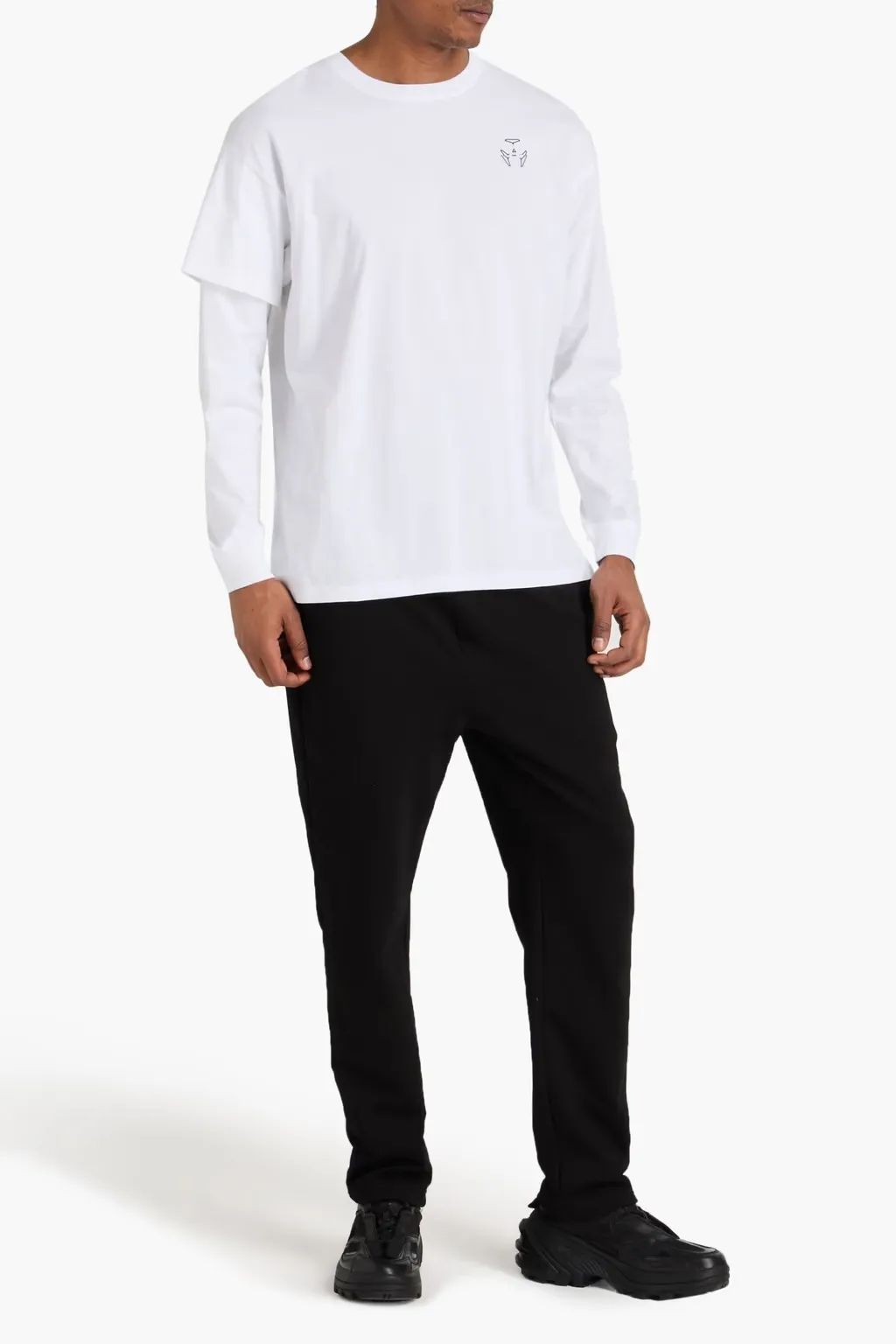 ACRONYM  |Crew Neck Street Style Long Sleeves Cotton