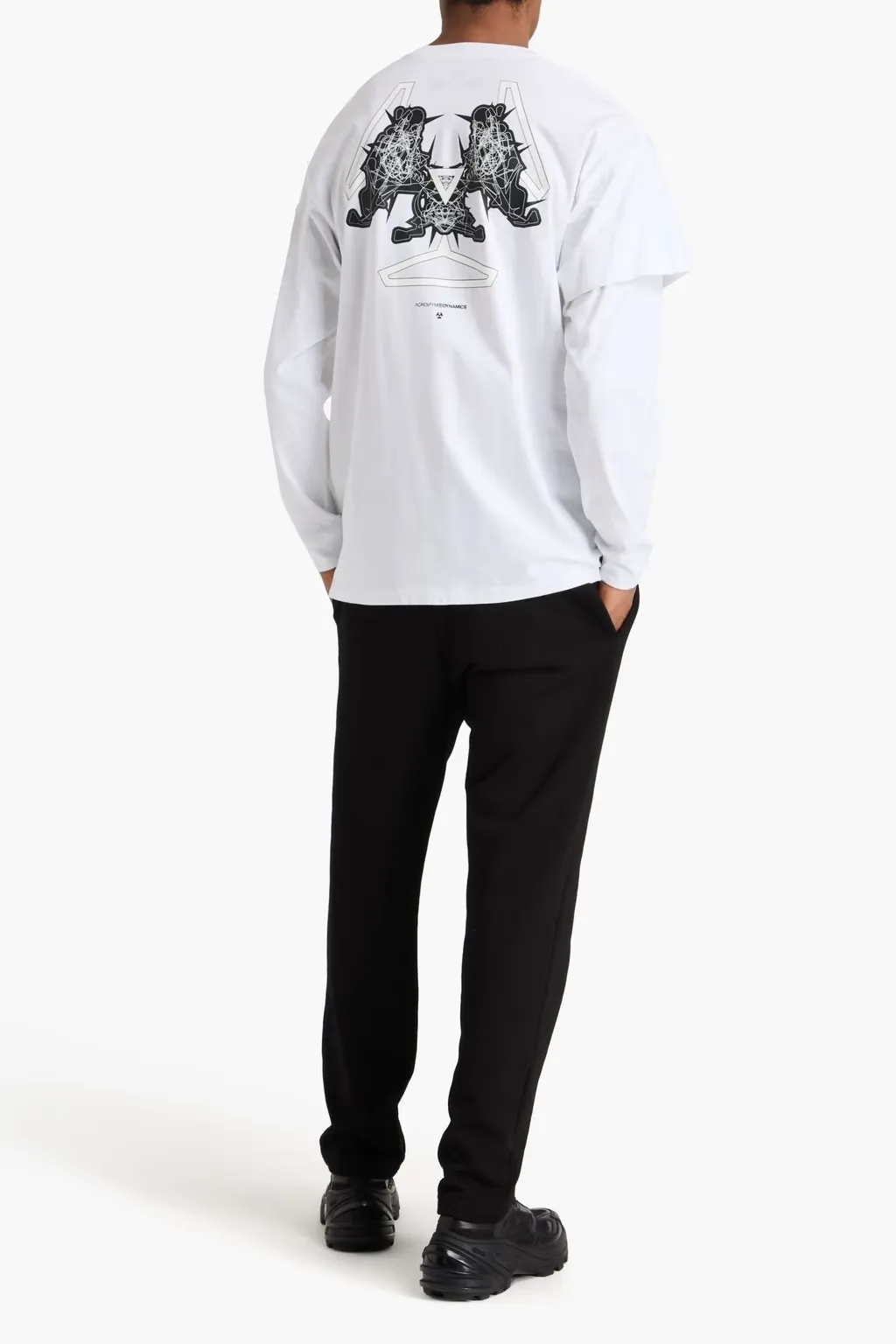 ACRONYM  |Crew Neck Street Style Long Sleeves Cotton