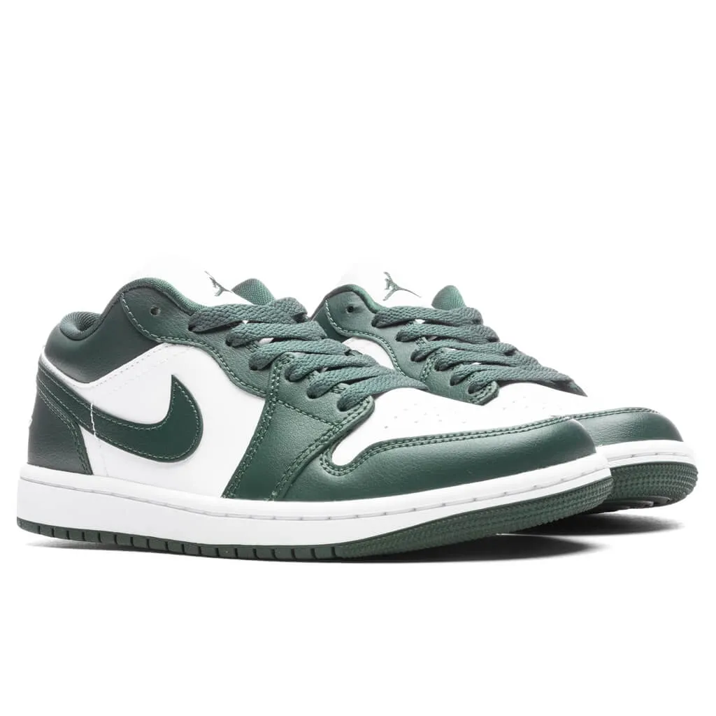 Air Jordan 1 Low Women's - White/Galactic Jade