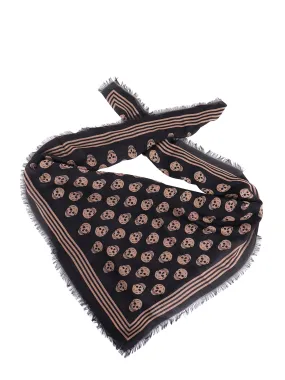 Alexander McQueen All Over Skull Scarf