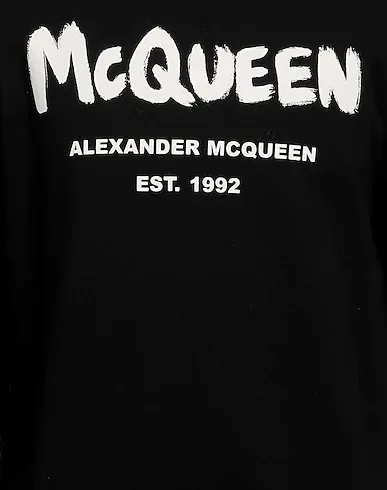 alexander mcqueen  |Logo Crew Neck Pullovers Long Sleeves Cotton Street Style