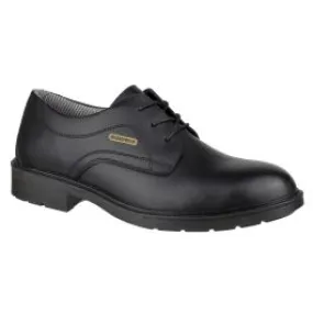 Amblers Safety Mens FS62 Leather Waterproof Safety Shoes Black