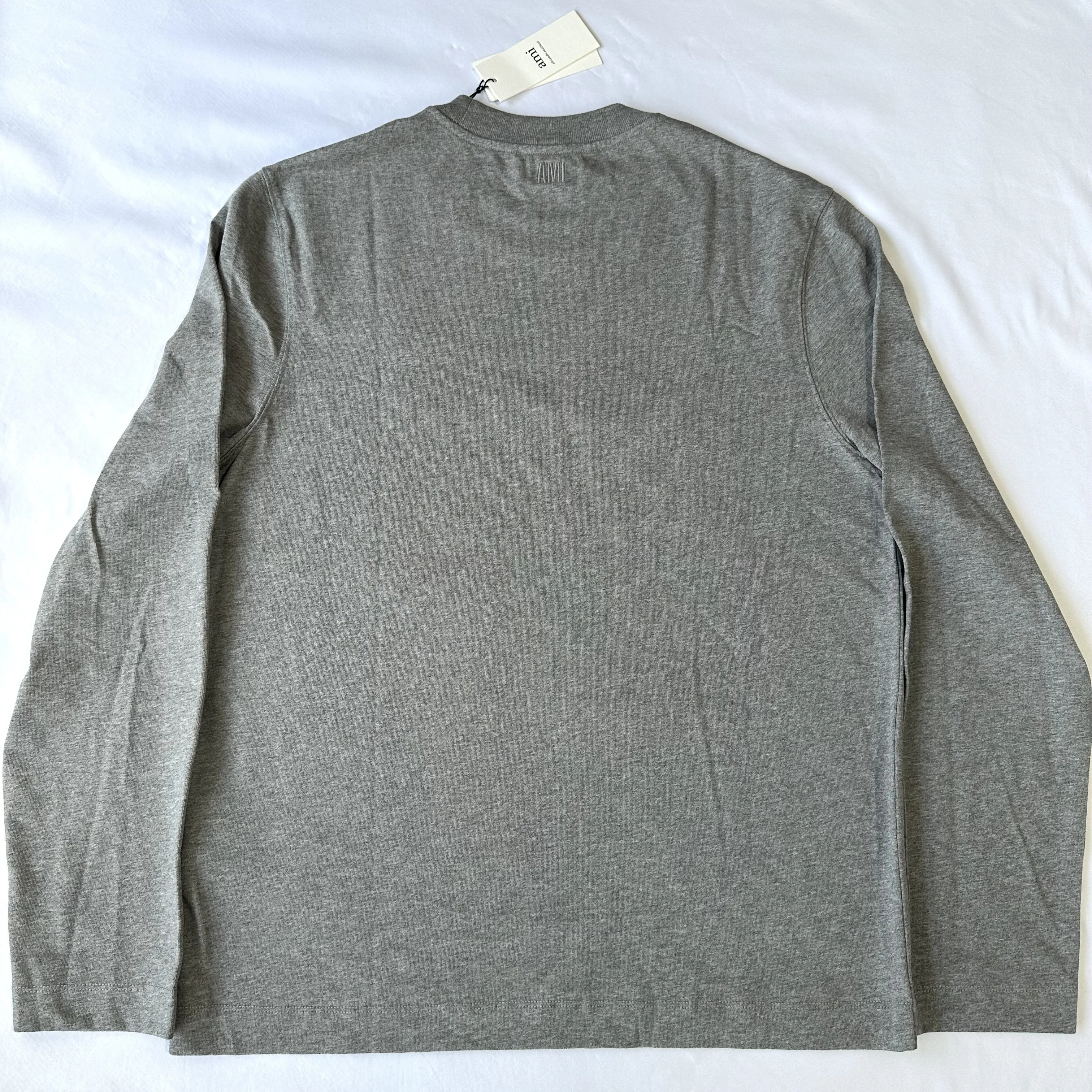 AMI PARIS  |Crew Neck Unisex Long Sleeves Plain Cotton