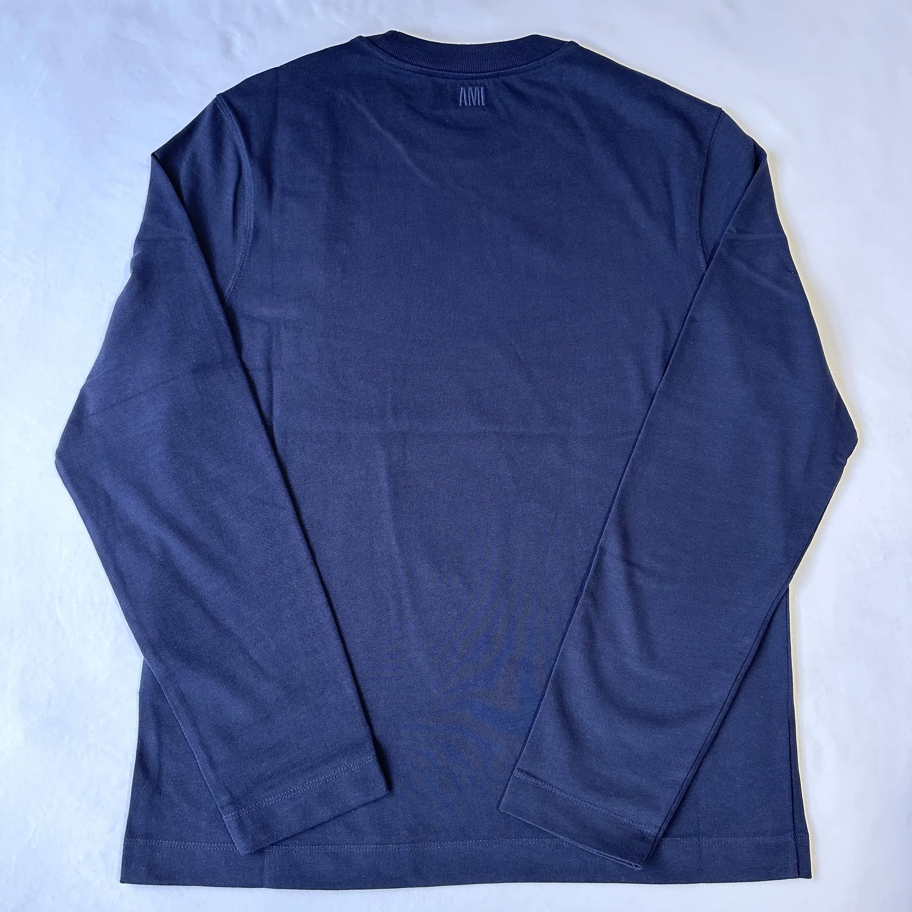 AMI PARIS  |Crew Neck Unisex Long Sleeves Plain Cotton