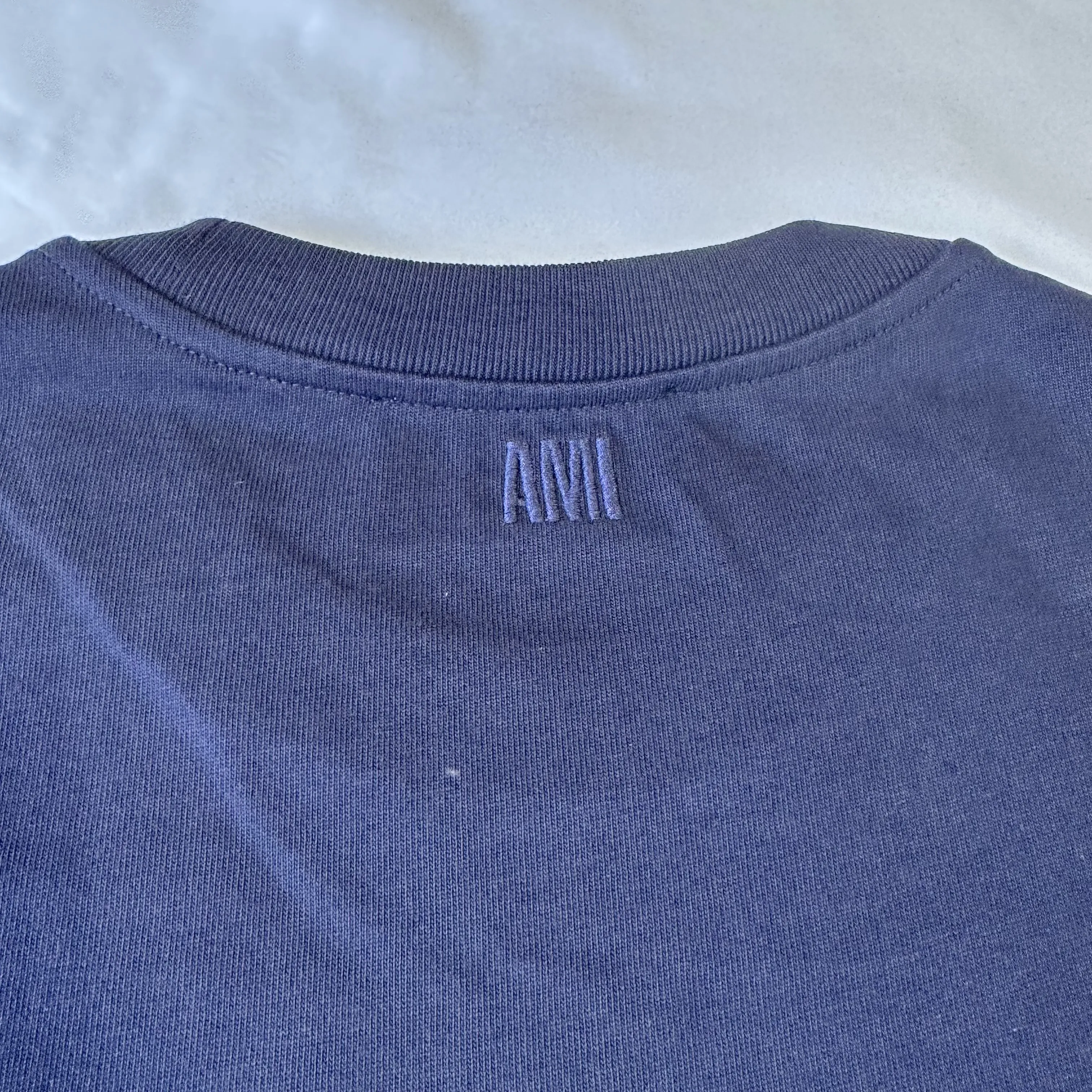 AMI PARIS  |Crew Neck Unisex Long Sleeves Plain Cotton