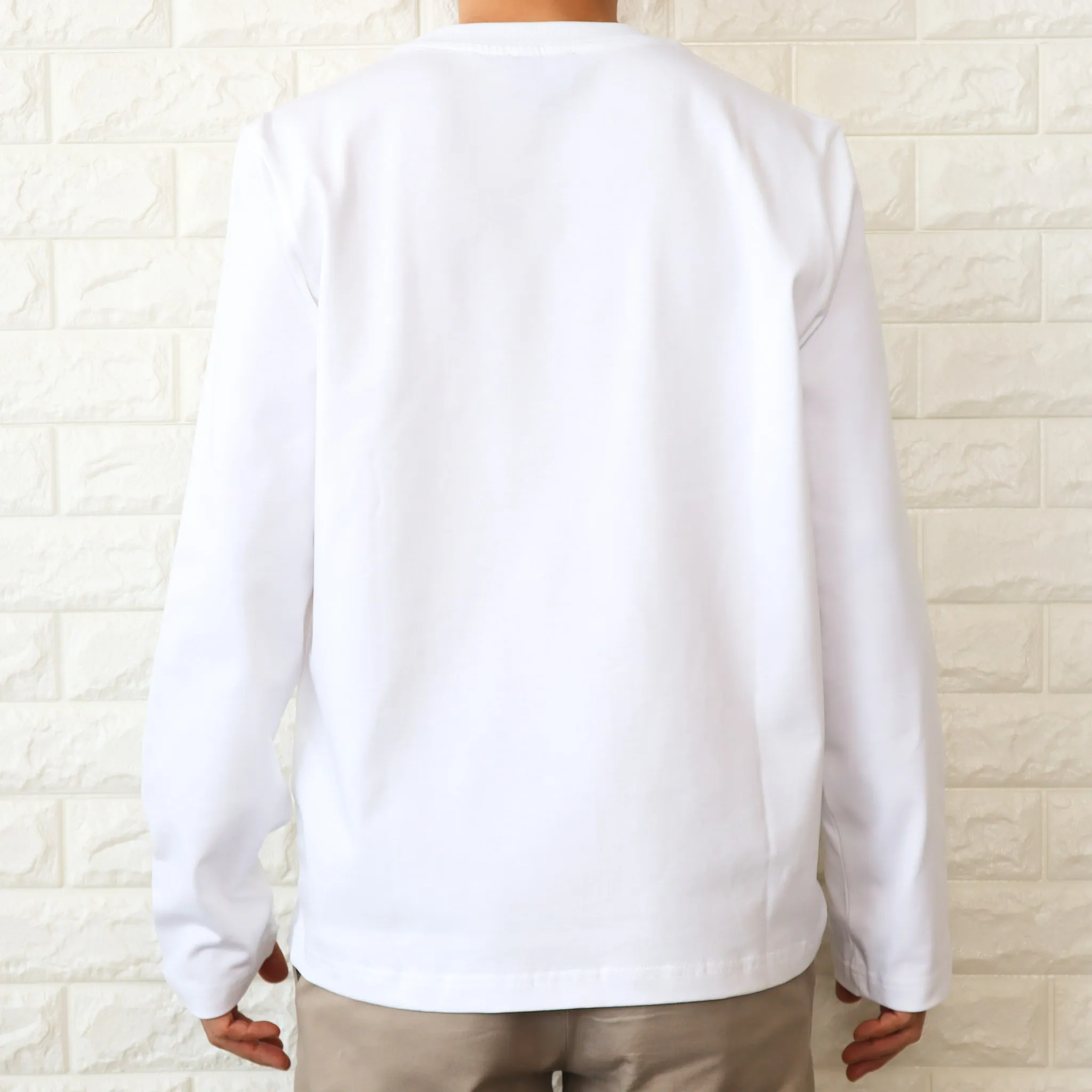 A.P.C.  |Crew Neck Long Sleeves Plain Cotton Long Sleeve T-shirt Logo