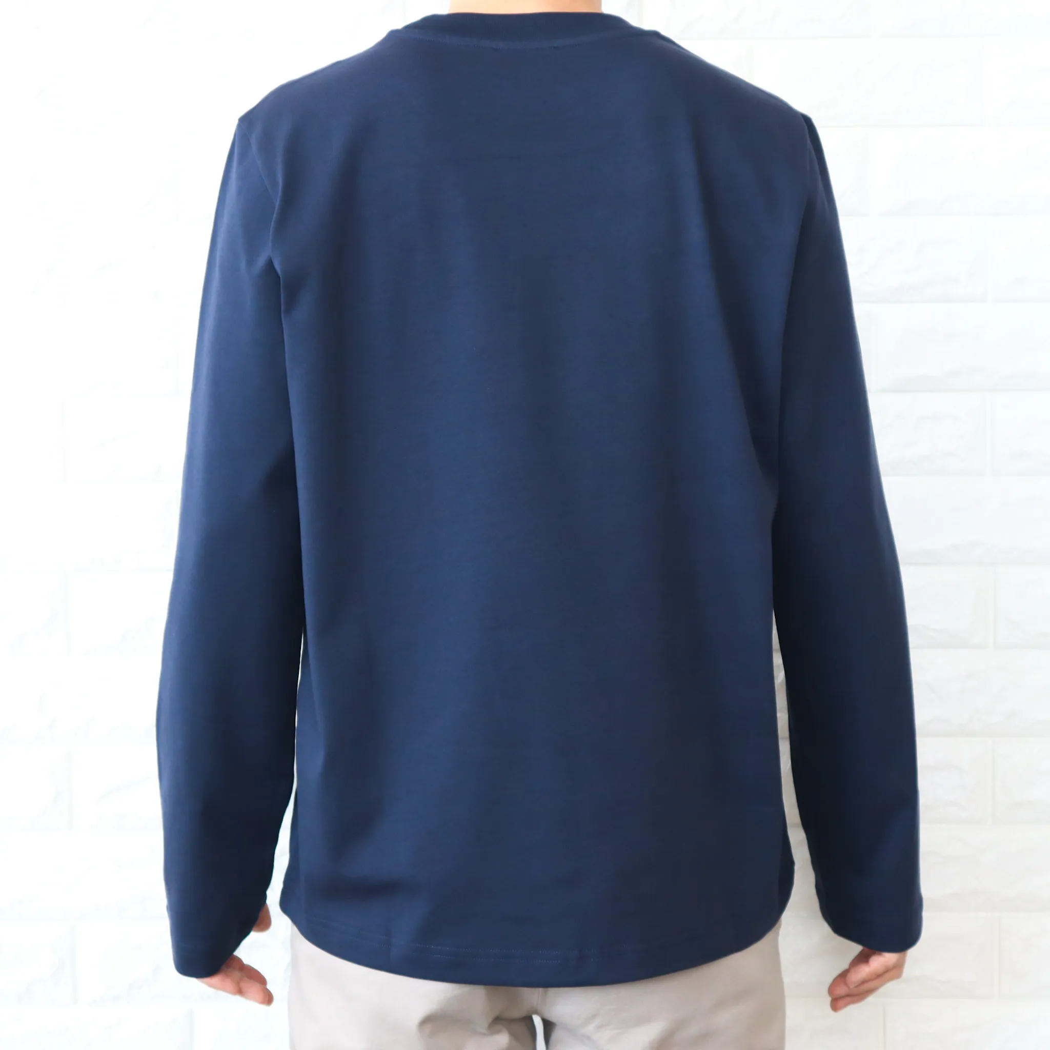 A.P.C.  |Crew Neck Long Sleeves Plain Cotton Long Sleeve T-shirt Logo