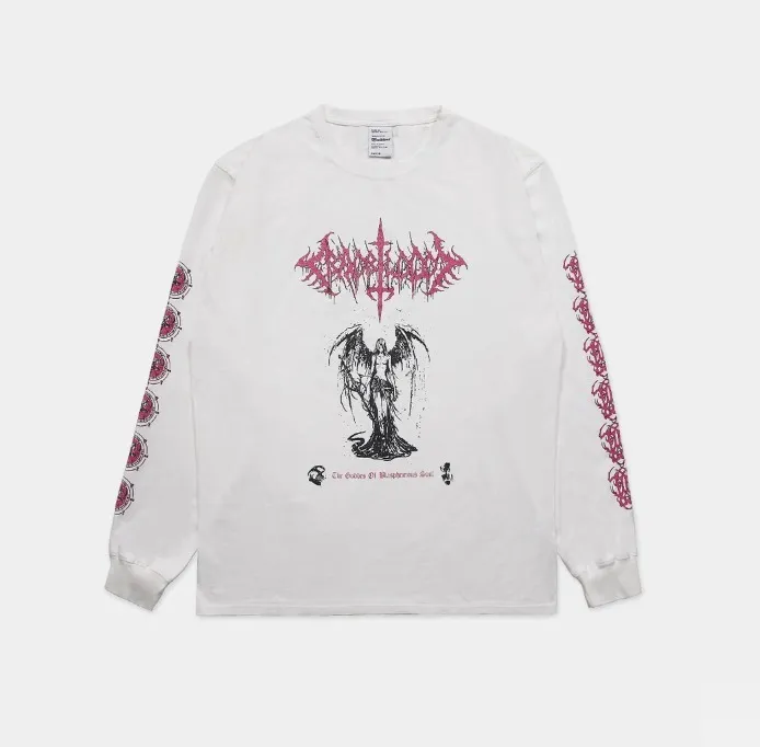 BADBLOOD  |Unisex U-Neck Long Sleeves Oversized Long Sleeve T-shirt