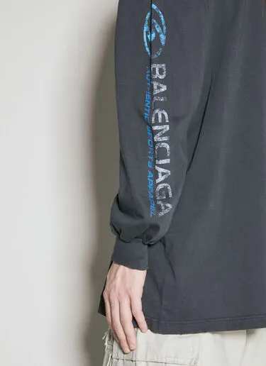 BALENCIAGA  |Street Style Long Sleeves Plain Long Sleeve T-shirt Logo