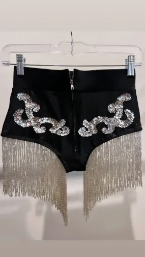 Beaded Fringe Hot Pants