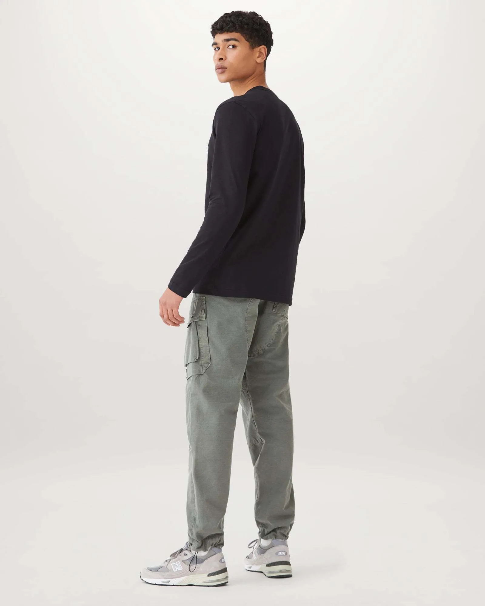 BELSTAFF  |Crew Neck Pullovers Long Sleeves Plain Cotton