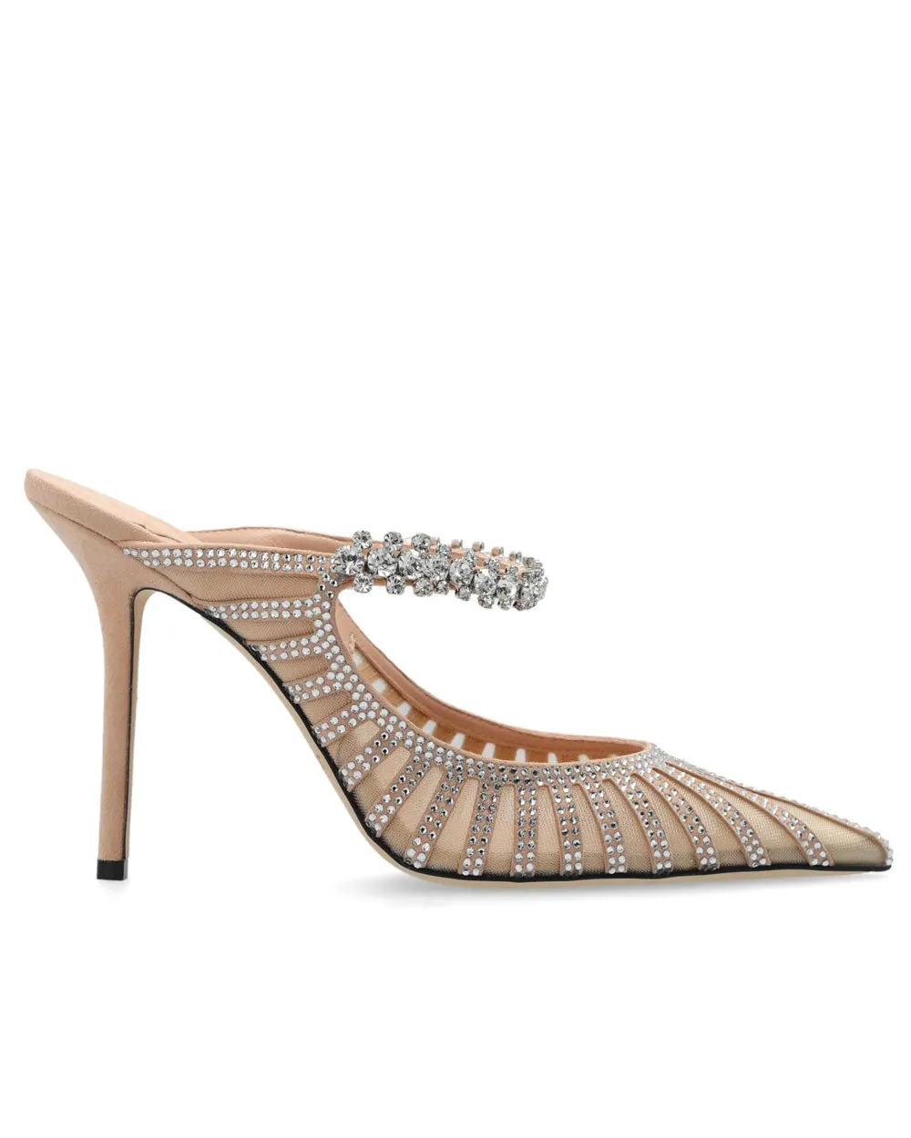 Bing 100m Crystal Embellishment Pump in Macaron