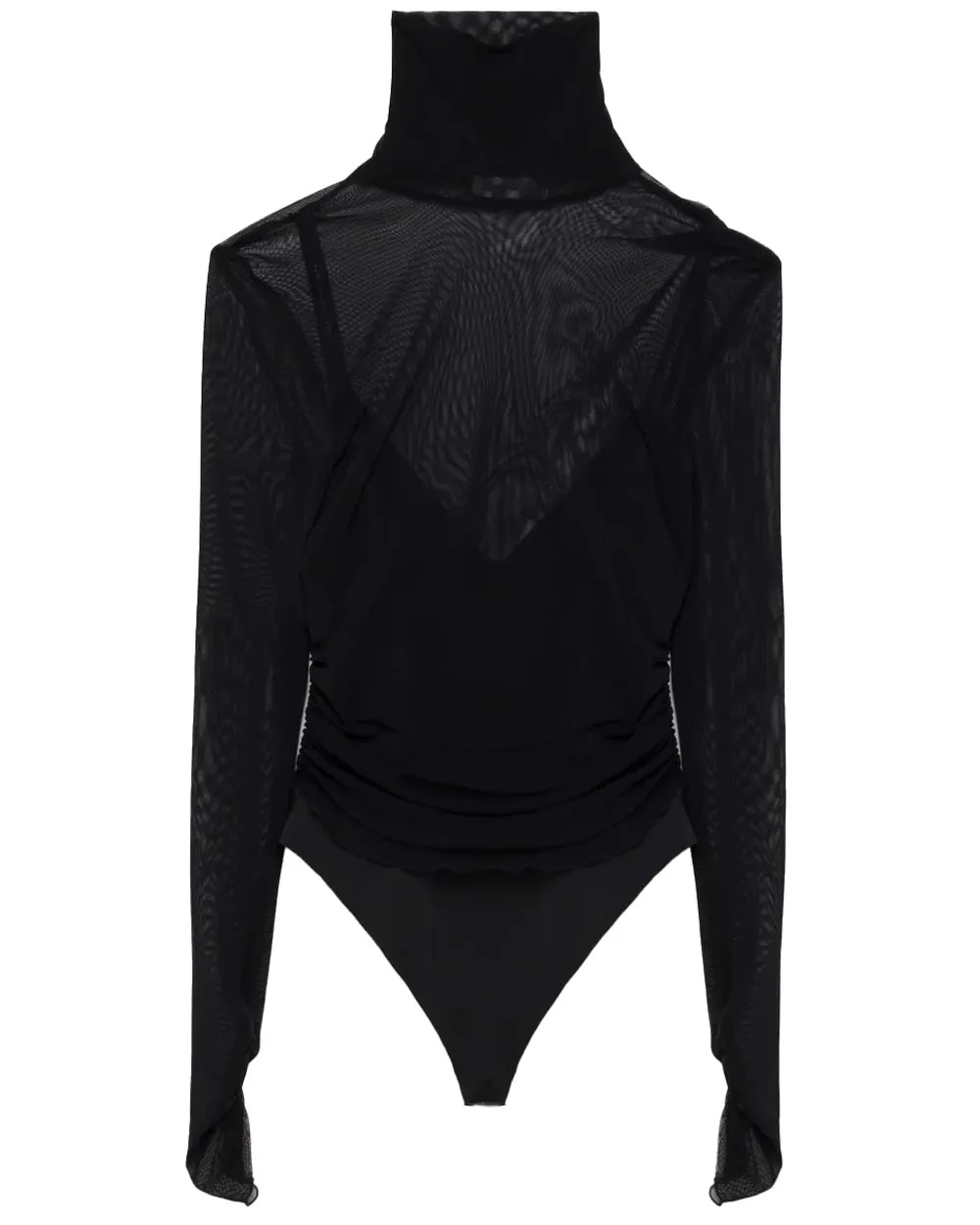 Black Velora Long Sleeve Body Suit