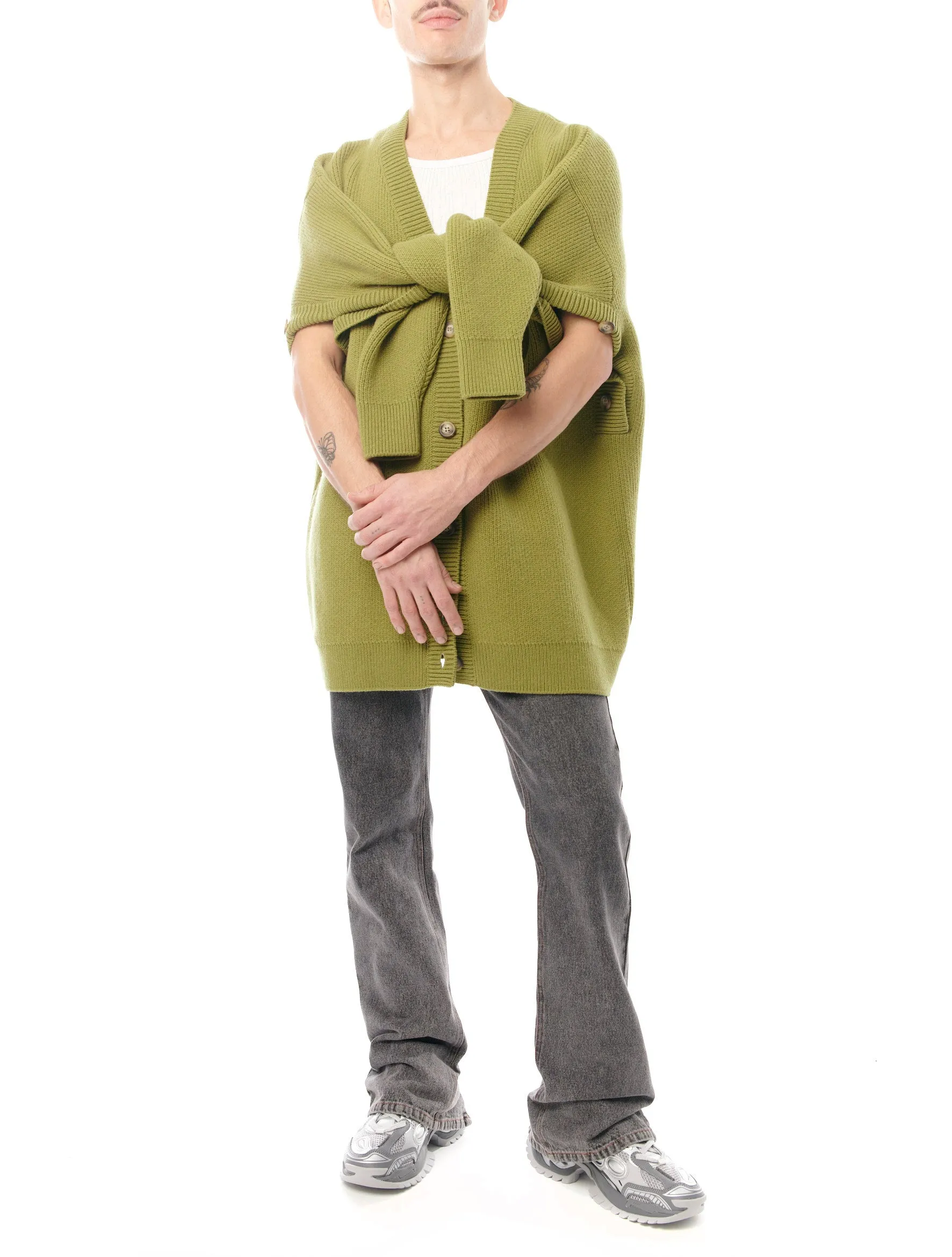 Botter Boxy Green Cardigan