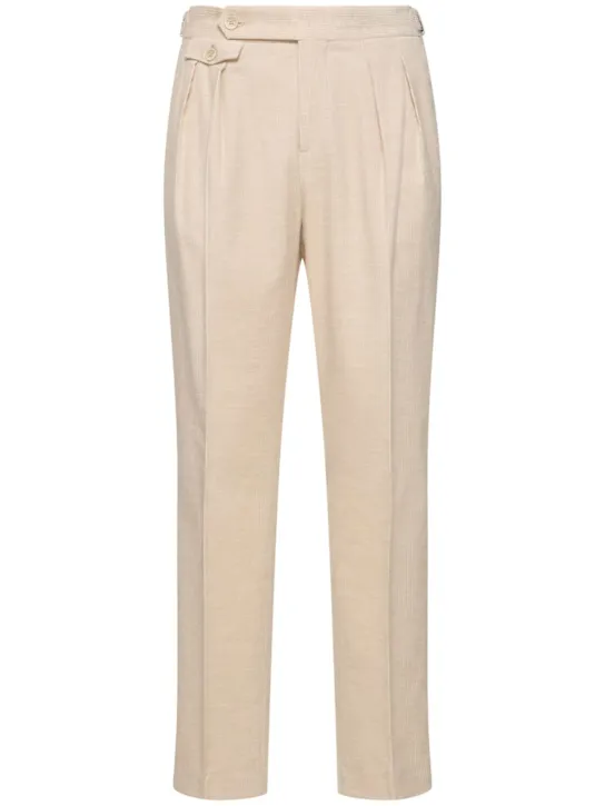 Brunello Cucinelli   Cotton & cashmere corduroy pants 