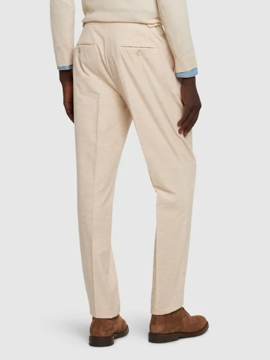 Brunello Cucinelli   Cotton & cashmere corduroy pants 