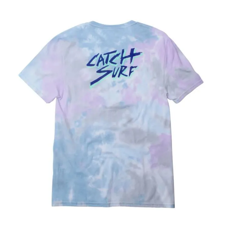 CATCH SURF  |Crew Neck Pullovers Tie-dye Cotton Short Sleeves Logo