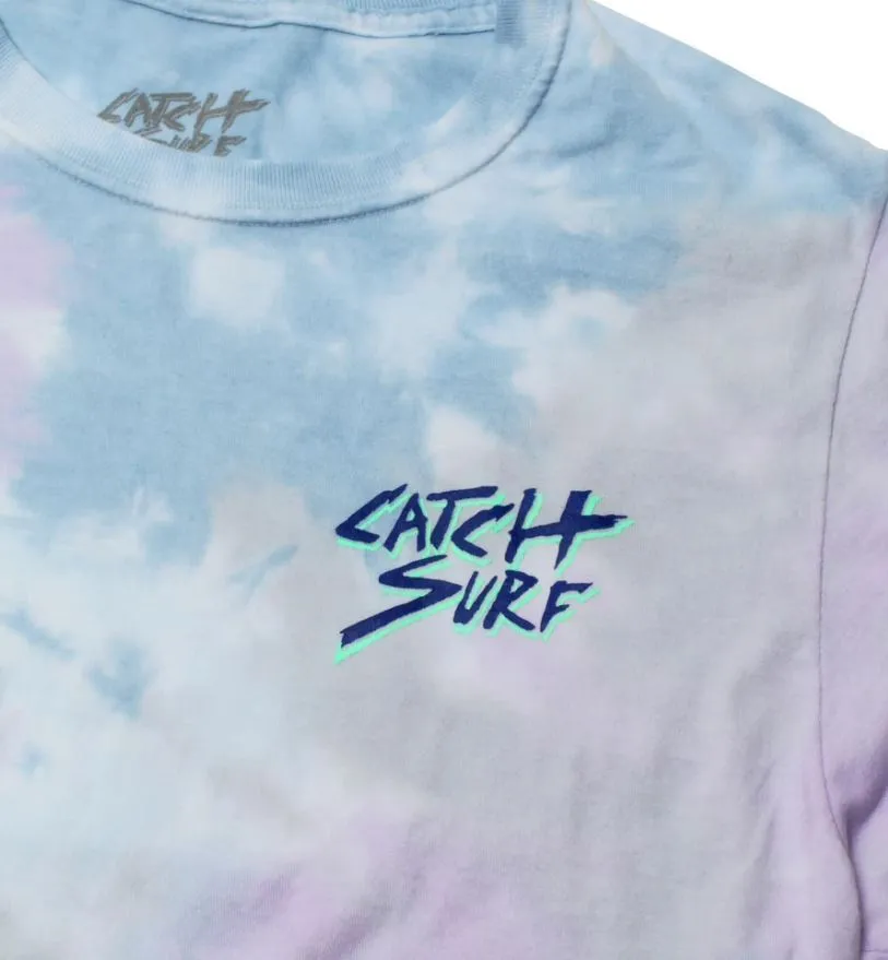 CATCH SURF  |Crew Neck Pullovers Tie-dye Cotton Short Sleeves Logo