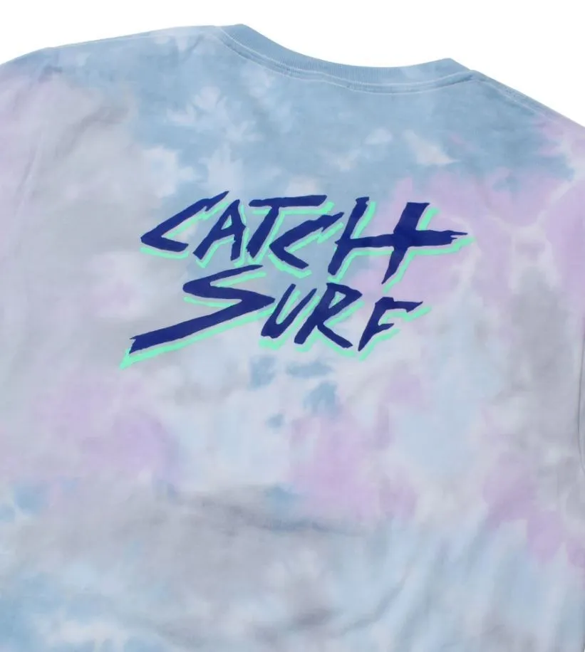 CATCH SURF  |Crew Neck Pullovers Tie-dye Cotton Short Sleeves Logo