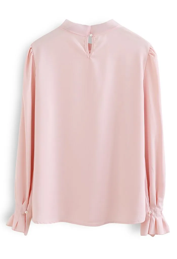 Chicwish  |Casual Style Long Sleeves Plain Medium Party Style