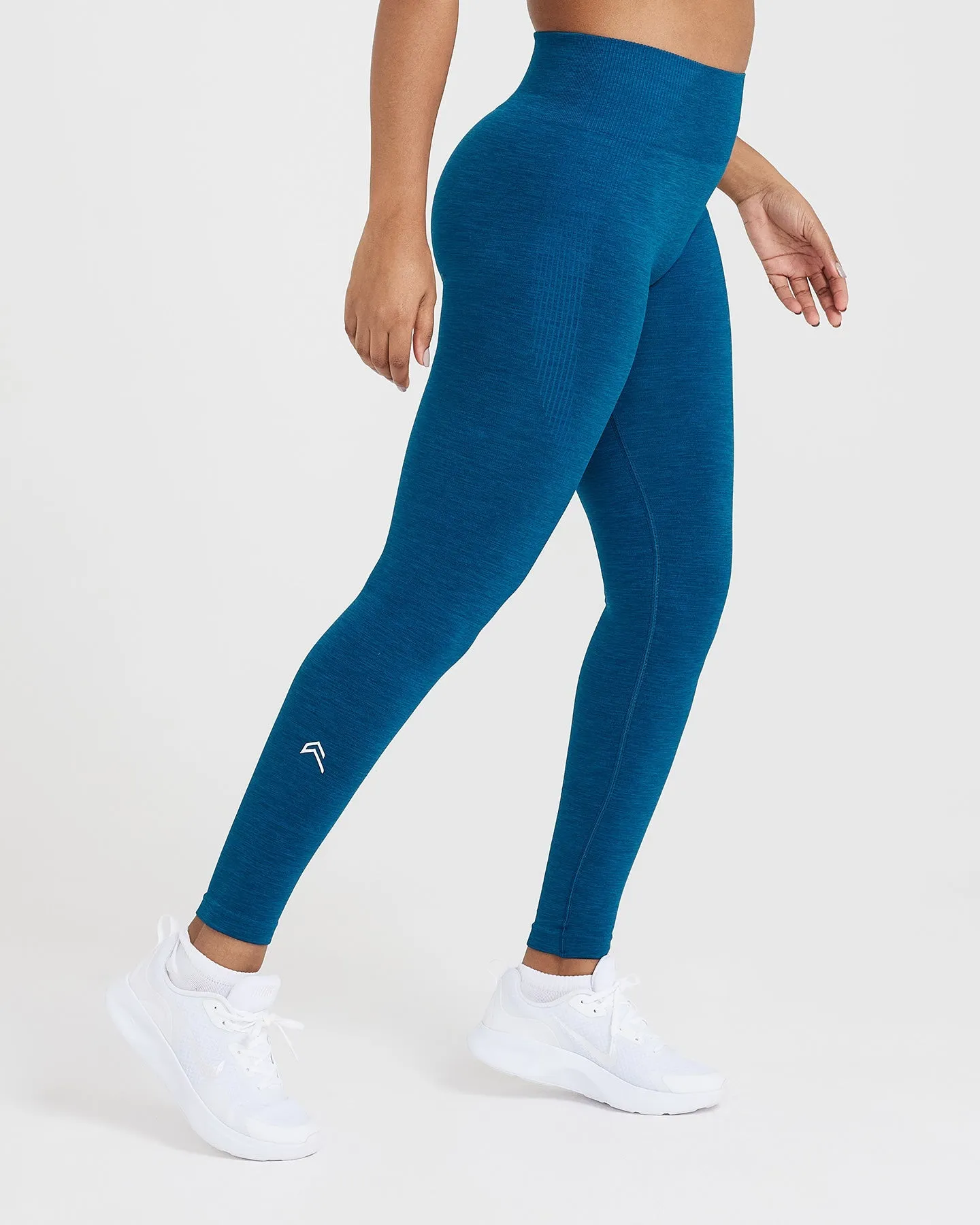 Classic Seamless 2.0 Leggings | Petrol Blue Marl