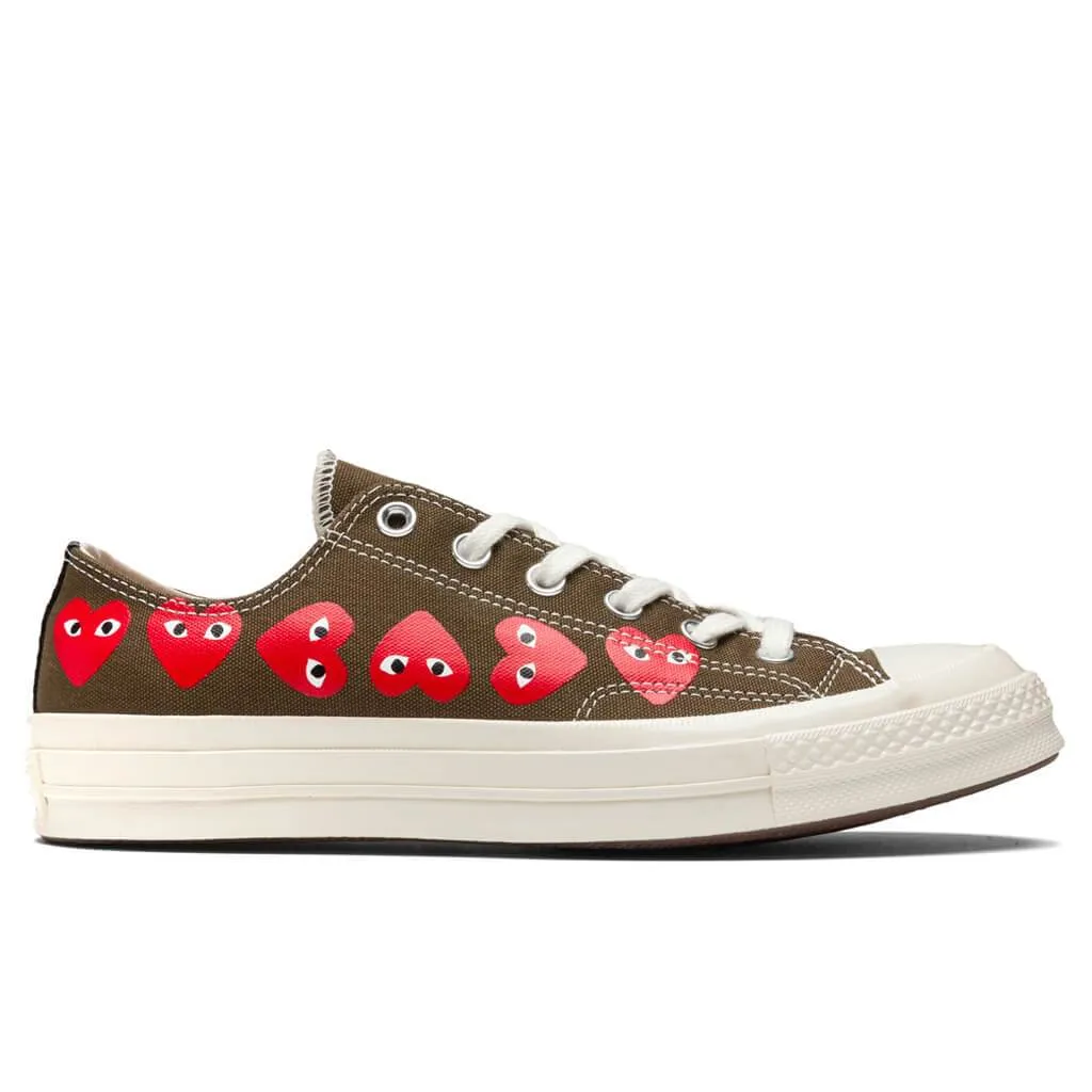 Converse x Comme Des Garcons PLAY All Star Chuck '70 Ox 