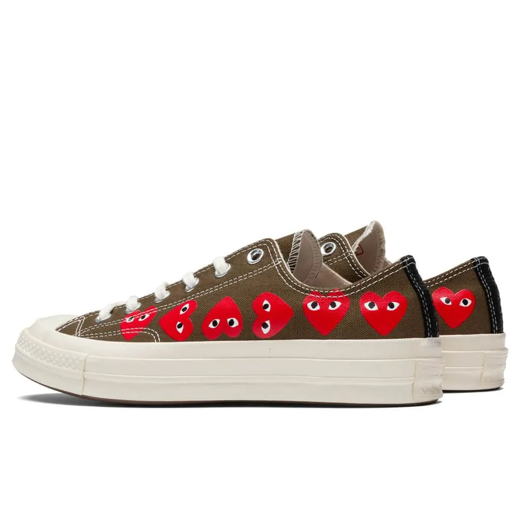 Converse x Comme Des Garcons PLAY All Star Chuck '70 Ox 