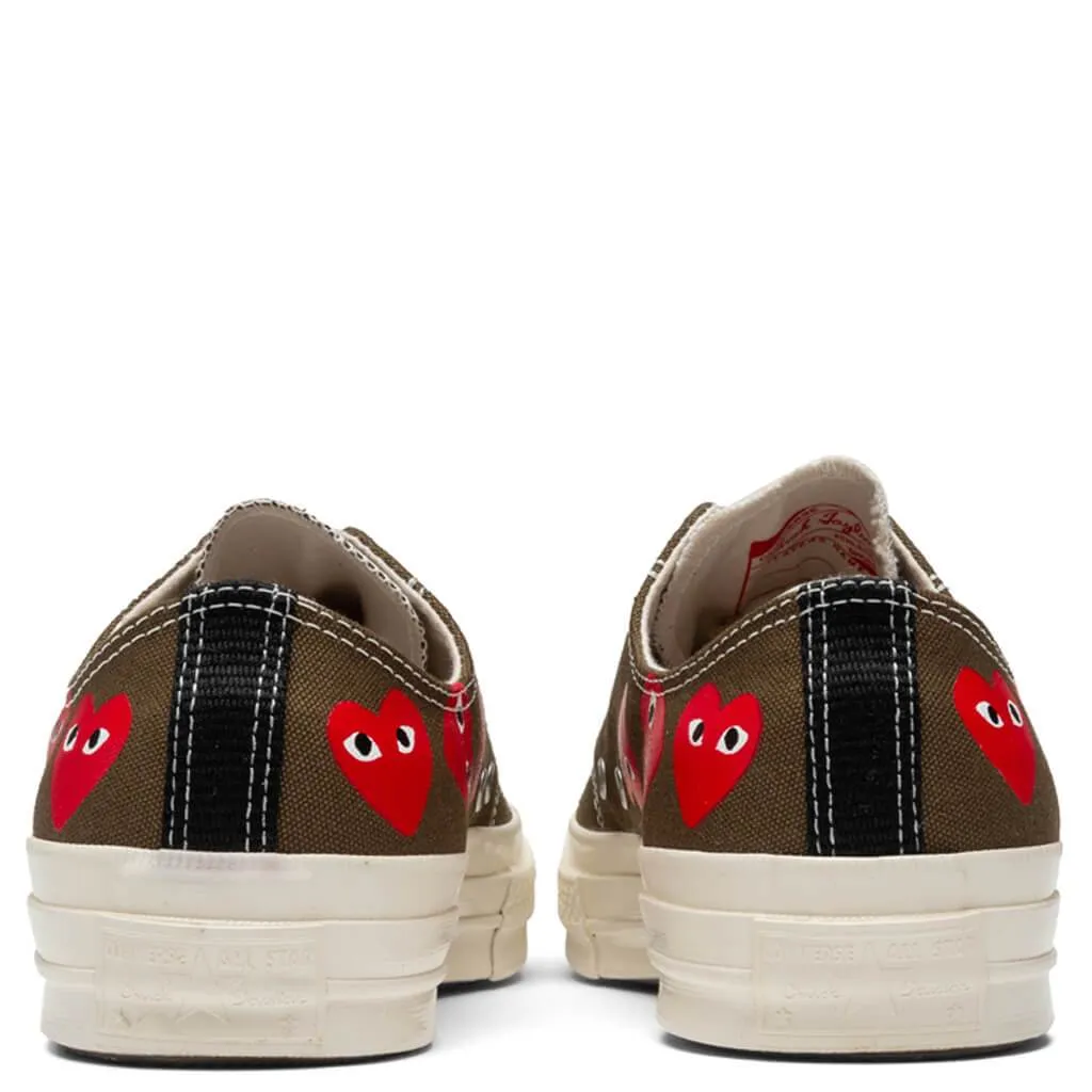 Converse x Comme Des Garcons PLAY All Star Chuck '70 Ox 