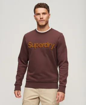 Core Logo Classic Sweatshirt | Rich Deep Burgundy