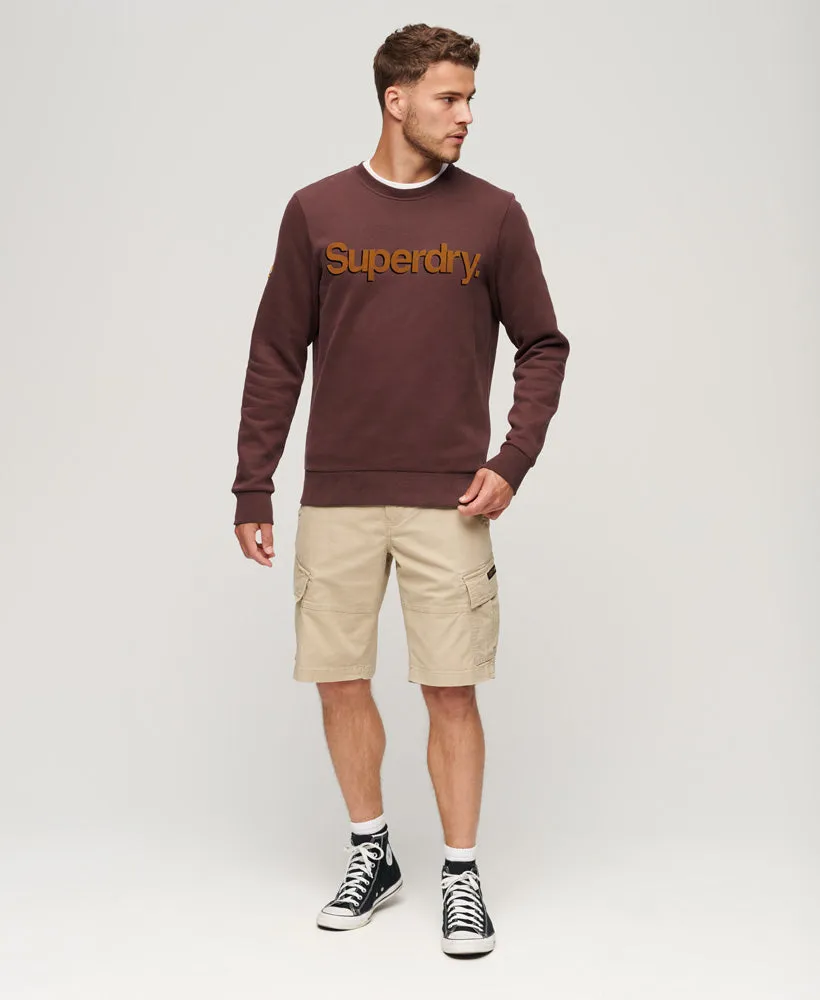 Core Logo Classic Sweatshirt | Rich Deep Burgundy