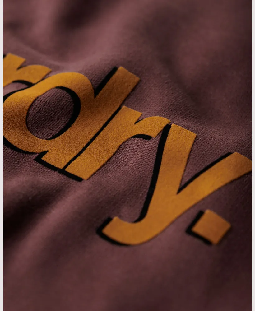 Core Logo Classic Sweatshirt | Rich Deep Burgundy