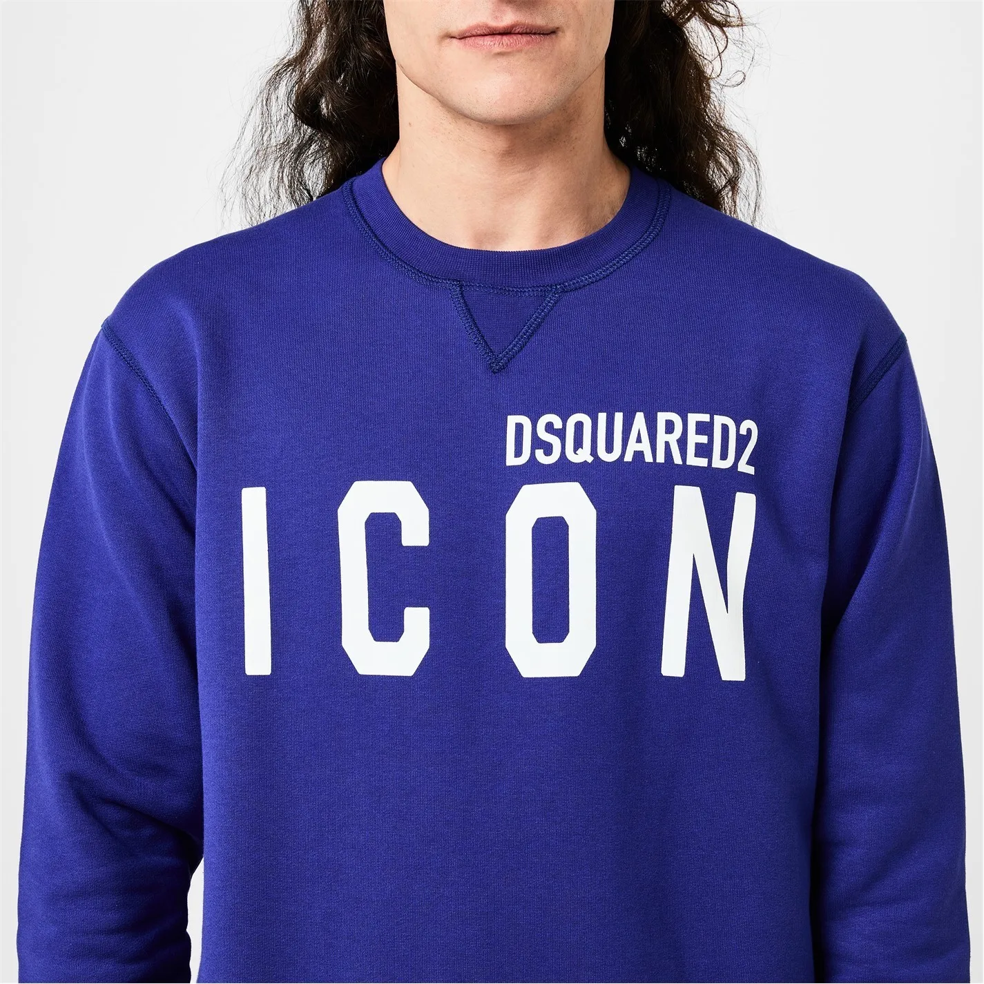 D SQUARED2  |Pullovers Unisex Street Style Long Sleeves Cotton Logo