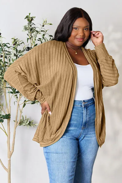 Danielle Ribbed Dolman Cardigan