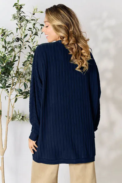 Danielle Ribbed Dolman Cardigan