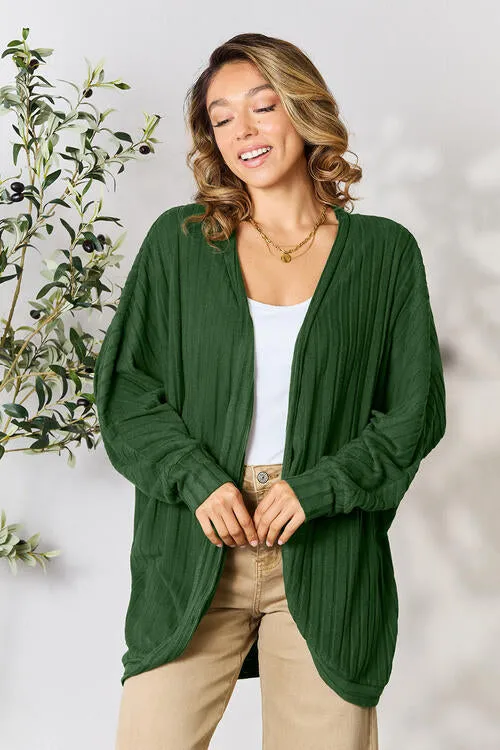 Danielle Ribbed Dolman Cardigan