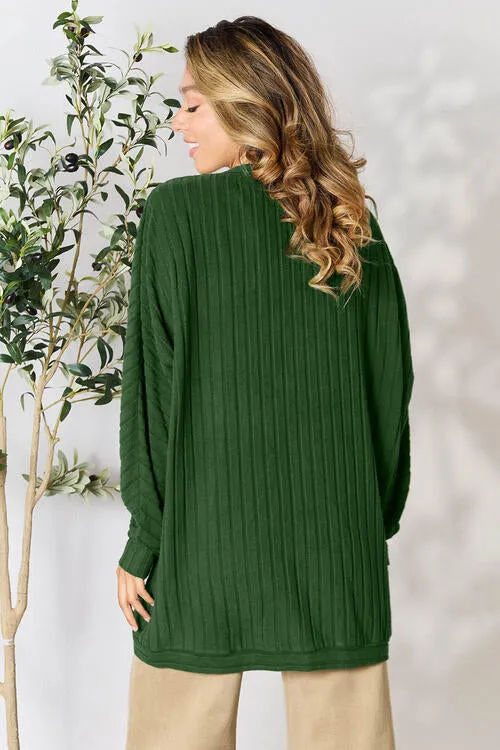 Danielle Ribbed Dolman Cardigan