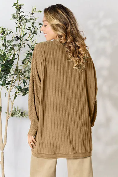 Danielle Ribbed Dolman Cardigan