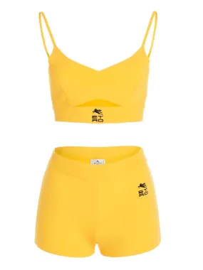 Etro Logo Embroidered Activewear Set