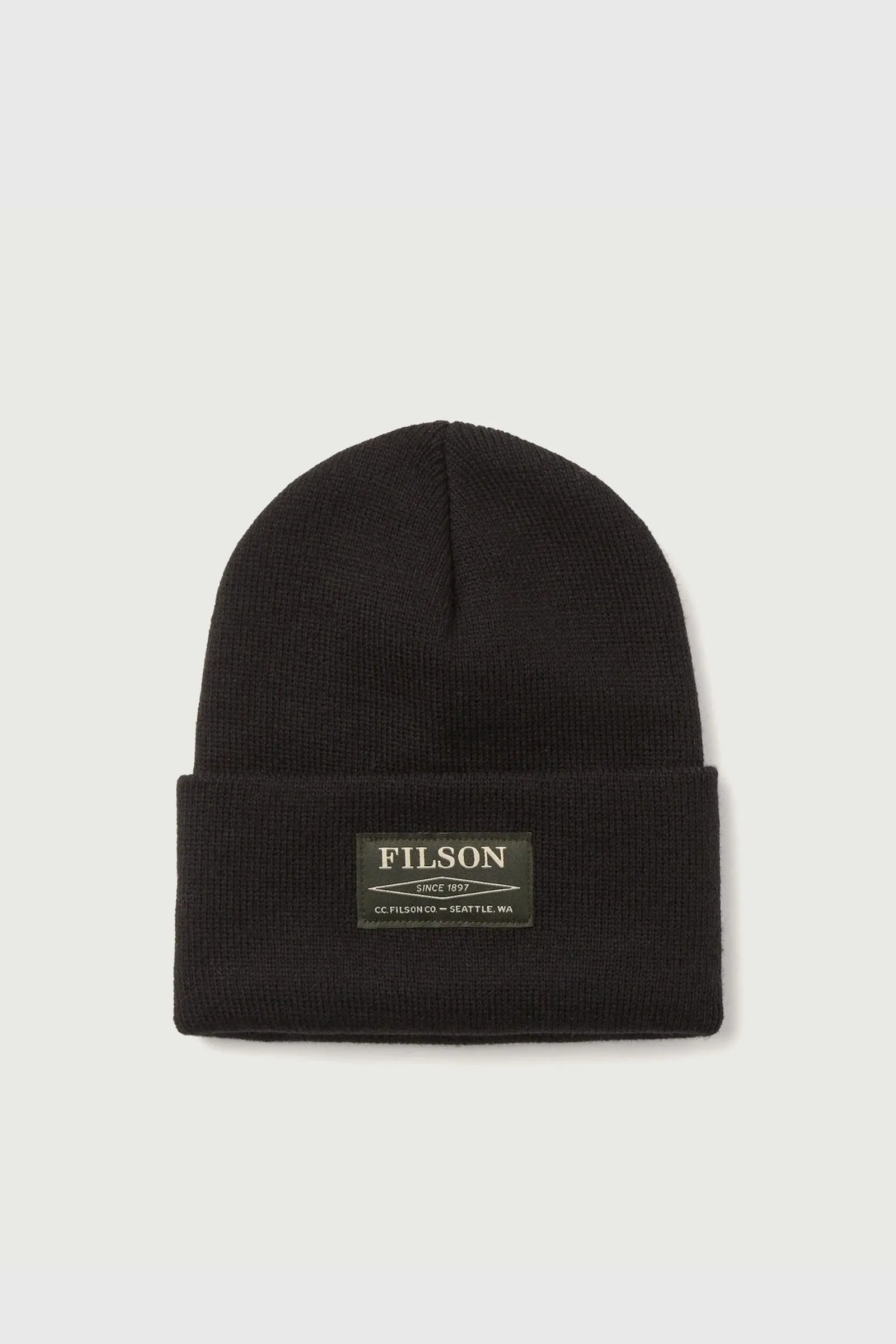 Filson Ballard Watch Cap Nero