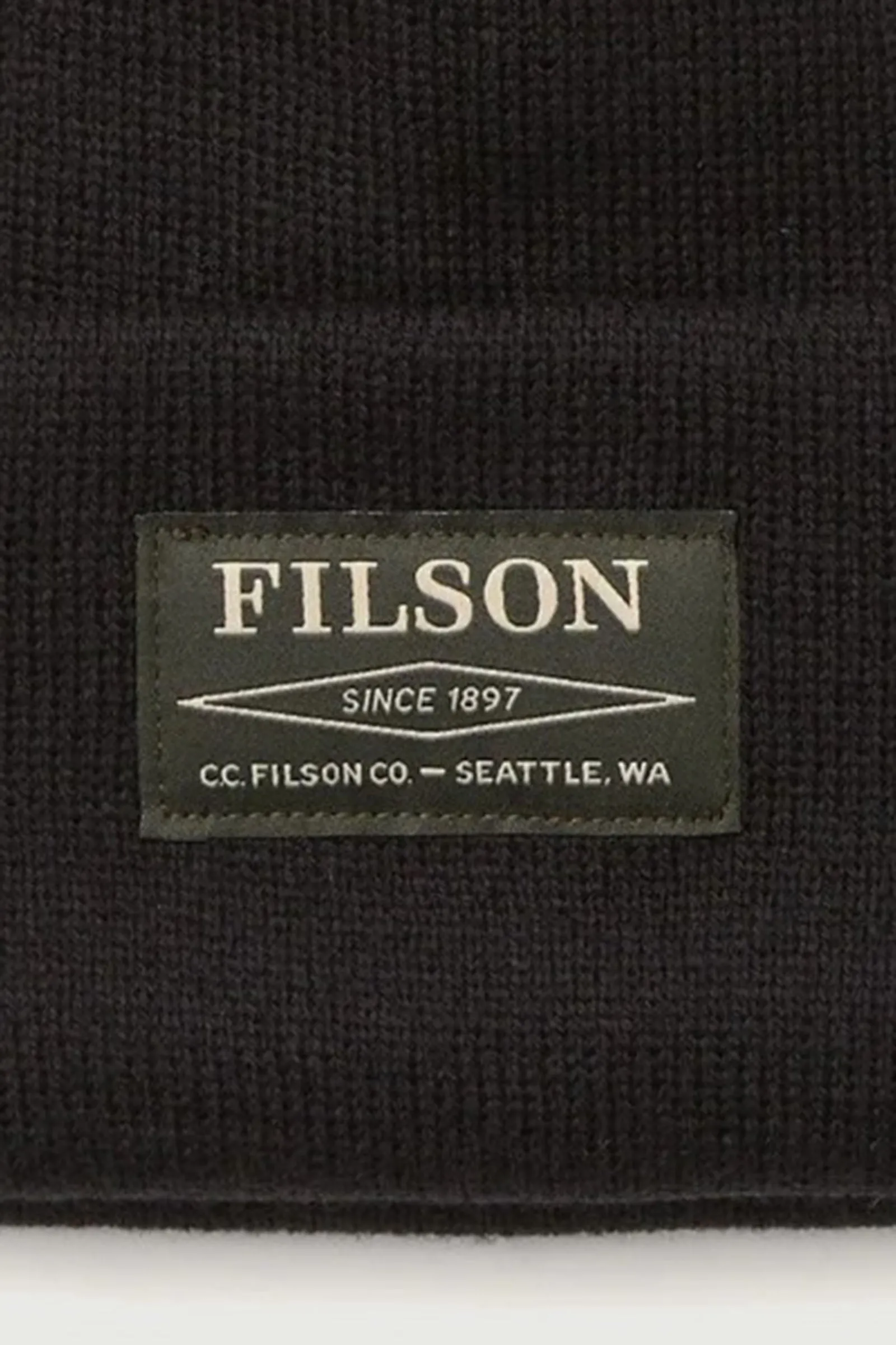 Filson Ballard Watch Cap Nero