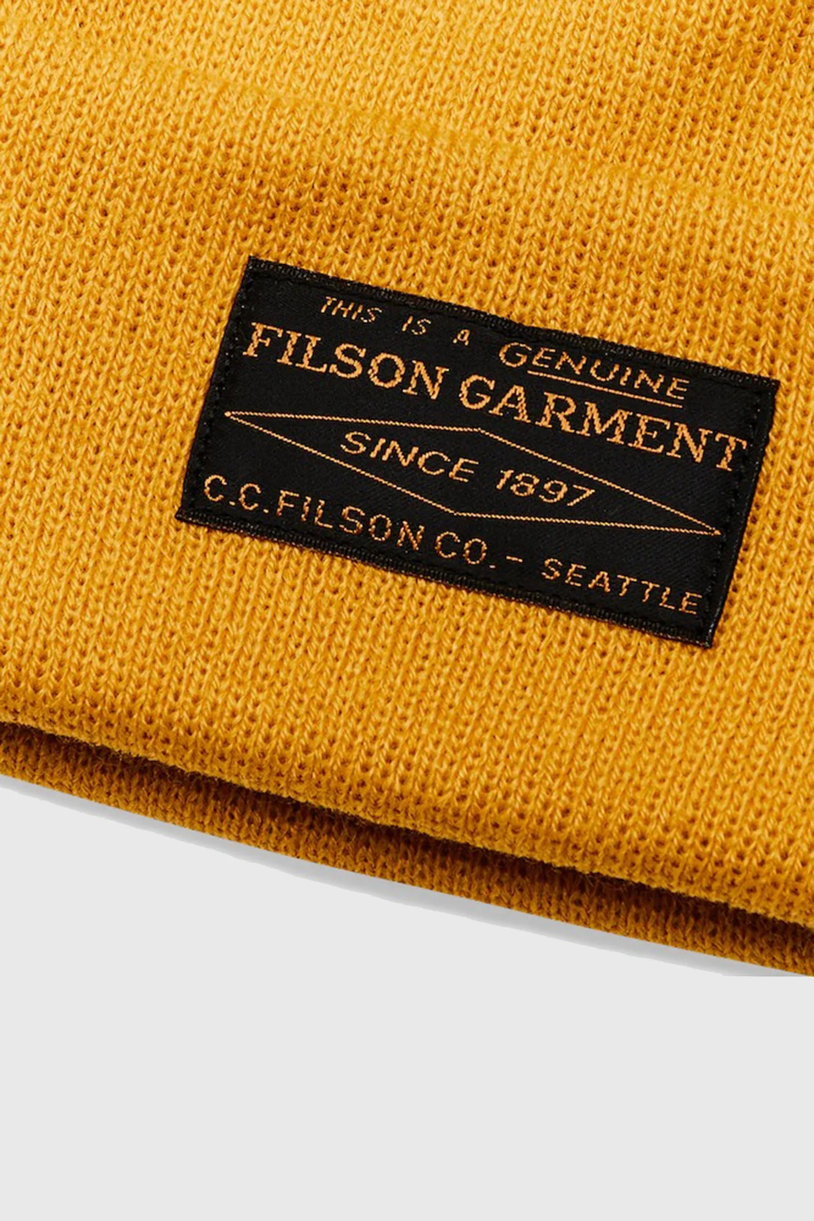 Filson Ballard Watch Cap Senape