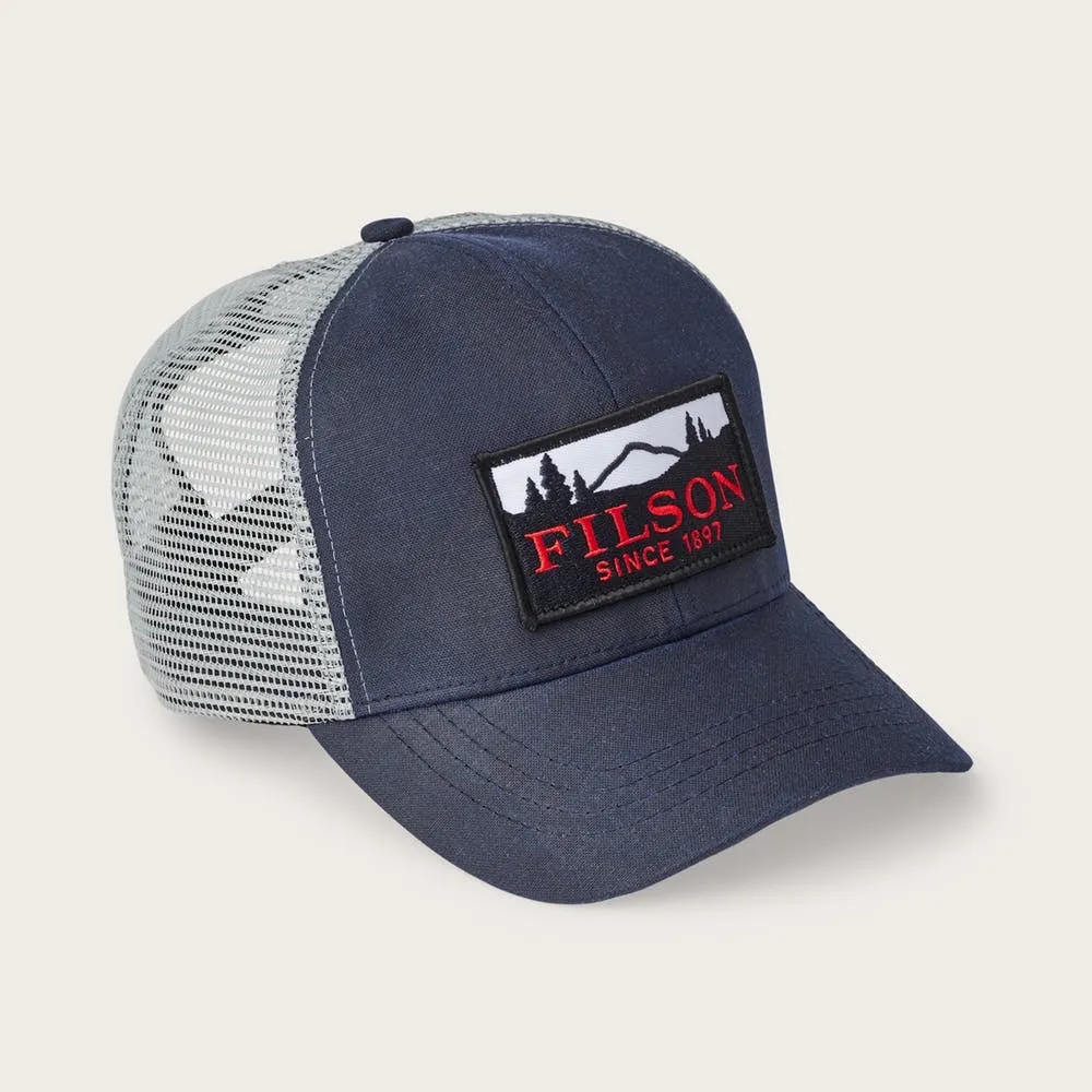 Filson - Cap, Twill Mesh, navy/white