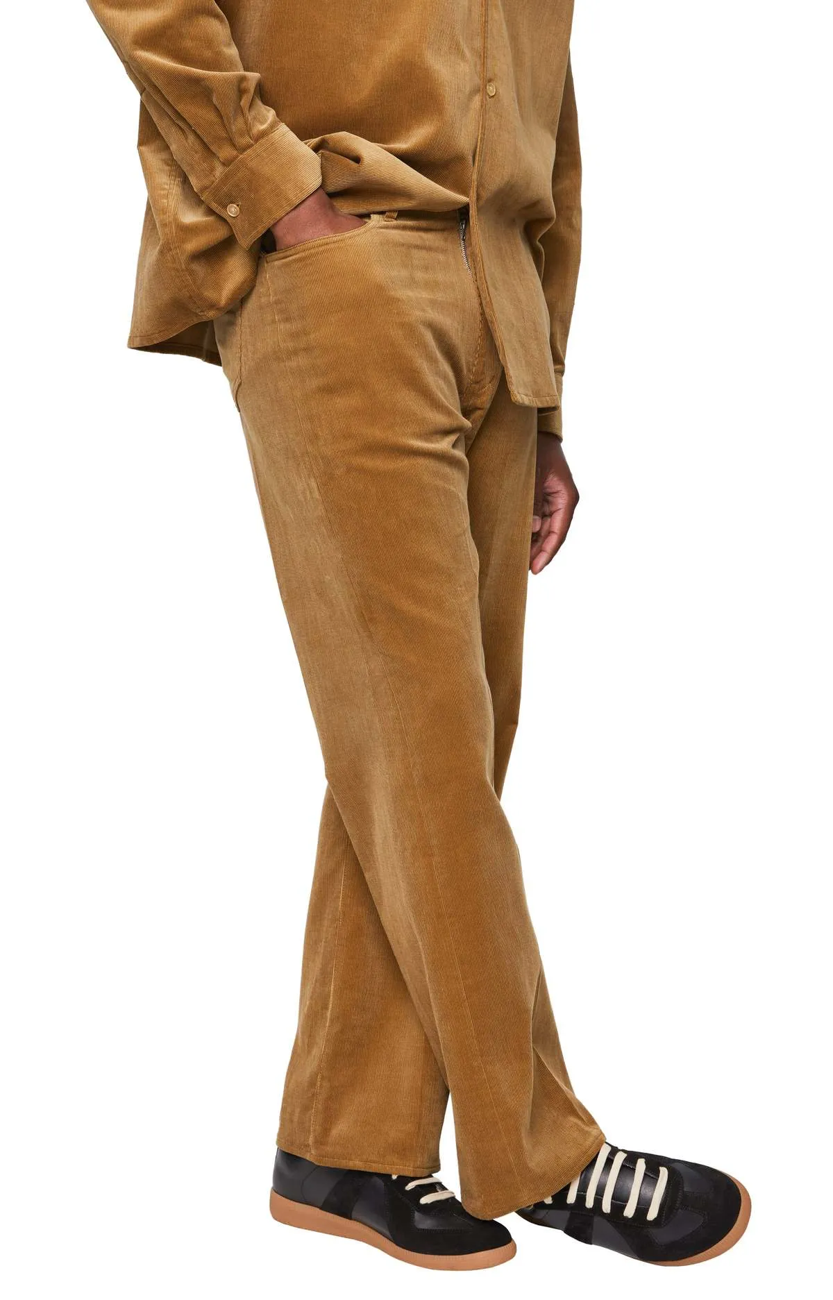 Finx Corduroy Pants - Khaki Beige