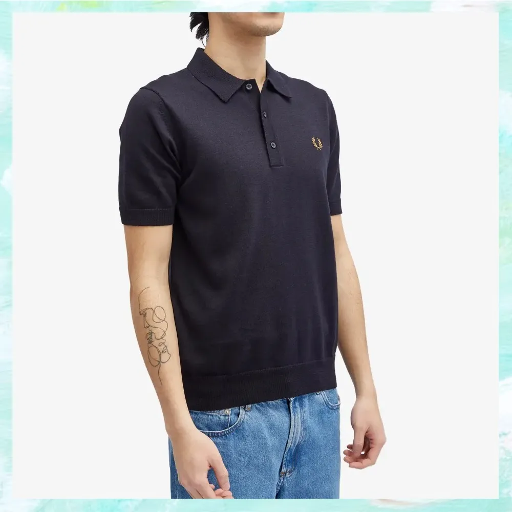 FRED PERRY  |Pullovers Unisex Wool Street Style Plain Cotton