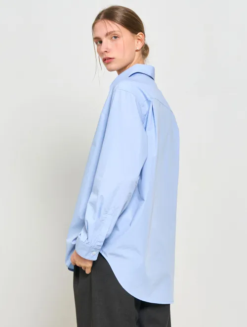 GENERAL IDEA  |Unisex Street Style Long Sleeves Plain Polos