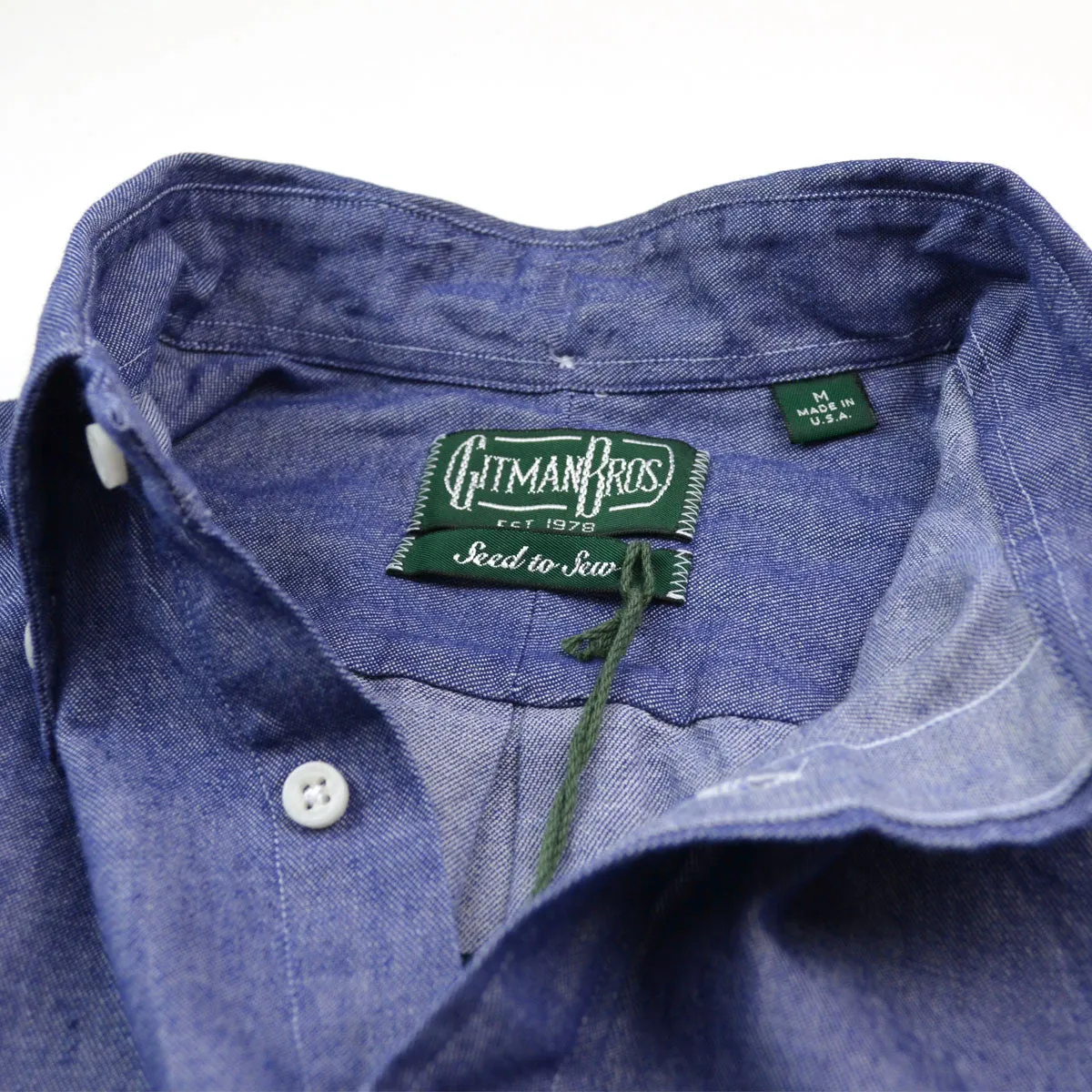 Gitman Vintage - Seed to Sew Denim Shirt - Blue