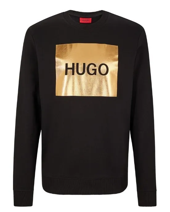 Hugo Boss  |Crew Neck Pullovers Long Sleeves Cotton Logo Sweatshirts